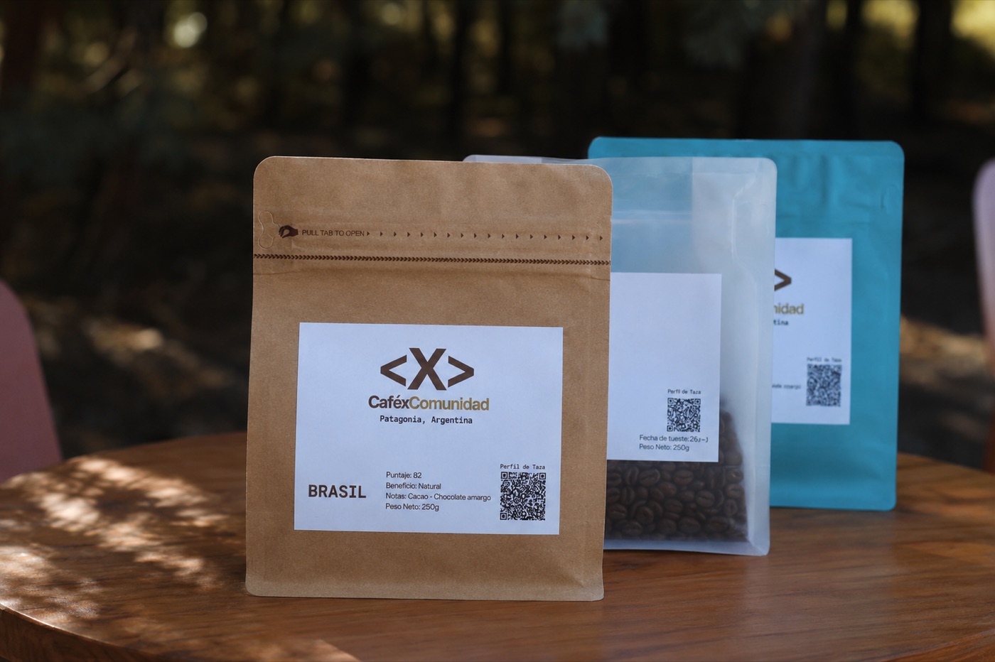 Cuartitos de café CxC, tueste propio